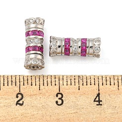 925 Sterling Silver with Rhinestone Screw Clasps&nbsp;STER-B005-41B-P