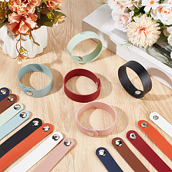 18Pcs Imitation Leather & Iron Curtain Tiebacks&nbsp;AJEW-CY0002-55A