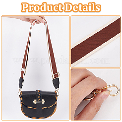 Jacquard Weave Ethnic Style Polyester Wide Bag Handles&nbsp;FIND-WH0136-40A