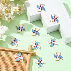 Alloy Enamel Pendants&nbsp;ENAM-YW0002-16