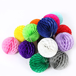 Paper Honeycomb Ball&nbsp;AJEW-WH0003-25cm-01