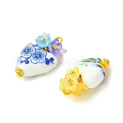 Heart Handmade Porcelain Pendants&nbsp;PALLOY-JF05915