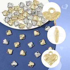 80Pcs 2 Colors CCB Plastic Charms&nbsp;CCB-FS0001-15
