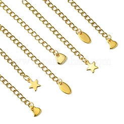 12Pcs 4 Styles 304 Stainless Steel Chain Extender&nbsp;FIND-FS0002-96A