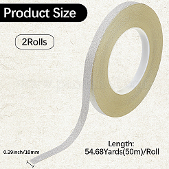 50M Glitter Adhesive Plastic Tapes&nbsp;DIY-WH20050-14B-02