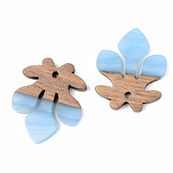 Resin & Walnut Wood Pendants&nbsp;RESI-S389-051B