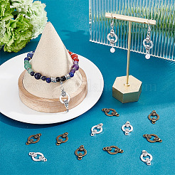 20Pcs 2 Colors Tibetan Style Alloy Connector Charms&nbsp;FIND-AR0002-96