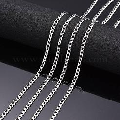 Tarnish Resistant 304 Stainless Steel Twisted Chains for Men's Necklace Making&nbsp;CHS-K001-86