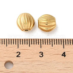 304 Stainless Steel Corrugated Beads&nbsp;STAS-I203-30G