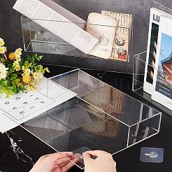 Acrylic Wall-mounted Bookshelf&nbsp;AJEW-WH0010-30
