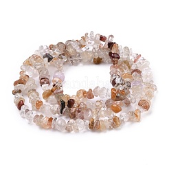 Chip Natural Rutilated Quartz Bead Strands&nbsp;X-G-L454-08