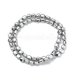 Electroplated Synthetic Non-magnetic Hematite Beads Strands&nbsp;G-C024-01E