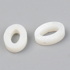 天然淡水シェルビーズ  トップドリルビーズ  数  10x7.5x3mm  穴：0.8mm&nbsp;SSHEL-R048-005-00