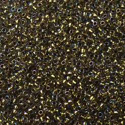 TOHOラウンドシードビーズ  日本製シードビーズ  （262)つの内側のカラークリスタル/レモンの裏地  11/0  2.2mm  穴：0.8mm  約50000個/ポンド&nbsp;SEED-TR11-0262