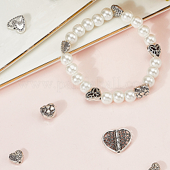120Pcs 12 Styles Tibetan Style Alloy Beads&nbsp;FIND-PA0001-04