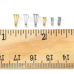 60Pcs 6 Style 304 Stainless Steel Snap on Bails&nbsp;STAS-FS0001-35