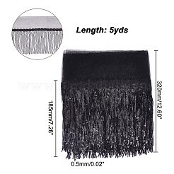5 Yards Sparkle Polyester Tassel Lace Trim&nbsp;OCOR-GA0001-55B
