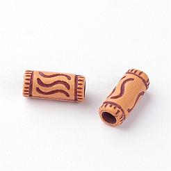 模造ウッドアクリルビーズ  コラム  ペルー  11x5mm  穴：3mm  約3400個/500g&nbsp;SACR-Q186-20