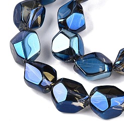 Electroplate Glass Beads Strands&nbsp;EGLA-T021-10H