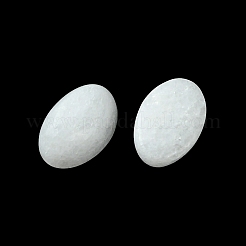 天然石ホワイトジェイドカボション  オーバル  6x4x2~2.5mm&nbsp;G-A094-01A-13