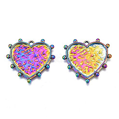 Rack Plating Rainbow Color Alloy Pendants&nbsp;PALLOY-S180-308