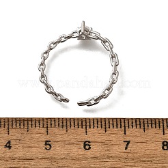 925 Sterling Silver Pave Cubic Zirconia Open Cuff Rings&nbsp;RJEW-R016-01P-01