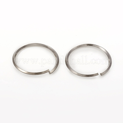 変色しにくい304ステンレススチール製オープン丸カン  ラウンド  ステンレス鋼色  12ゲージ  25~26x2mm  内径：21~23mm&nbsp;STAS-G224-22P-01