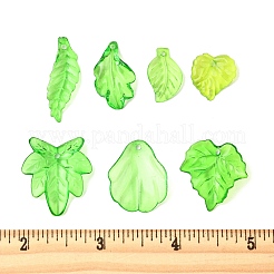 210Pcs 7 Styles Transparent Acrylic Pendants&nbsp;OACR-FP0001-18