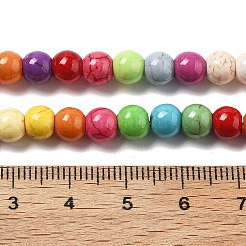 Synthetic Turquoise Beads Strands&nbsp;G-B140-A01-6mm
