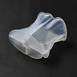 幸せなゴーストの形 食品グレードのシリコン像型  レジン型  アイスブロック用  UVレジン  エポキシ樹脂工芸品作り  ハロウィンモチーフ  ゴーストホワイト  89x83x67mm&nbsp;DIY-E046-01