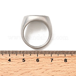 304 Stainless Steel Enamel Wide Band Finger Rings for Men&nbsp;RJEW-P163-01P