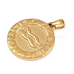 304 Stainless Steel Pendants&nbsp;STAS-C131-04G-01