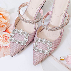 2 Styles Alloy Rhinestone Shoe Decorations&nbsp;FIND-GO0002-29