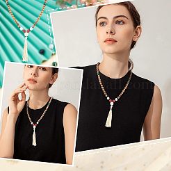DIY Beaded Necklace Making Kits&nbsp;DIY-FH0004-49