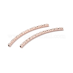 Rack Plating Brass Curved Tube Beads&nbsp;KK-WH0061-02E-RG