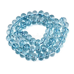 Crackle Transparent Glass Beads Strands&nbsp;GLAA-N074-02B-09