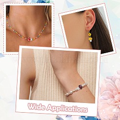 14個 7色 手作りランプワークエナメルビーズ  でこぼこしたキノコ  ミックスカラー  15x12.5~13.5mm  穴：1.8mm  2個/カラー&nbsp;LAMP-CJ0002-87