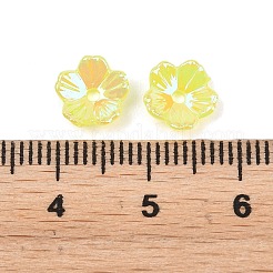 UV Plating Opaque Acrylic Bead Cap&nbsp;OACR-K001-45C