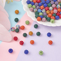 Pave Disco Ball Beads&nbsp;RB-YW0001-10