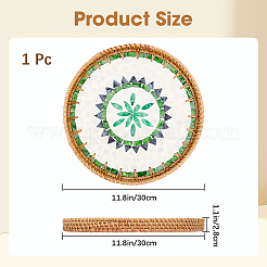 Rattan & Resin Serving Trays&nbsp;AJEW-WH20001-76E