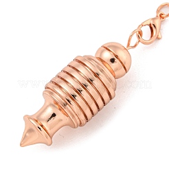Rack Plating Brass Coil Dowsing Pendulums&nbsp;AJEW-B106-02RG