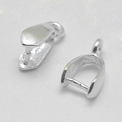 Anti-Tarnish Rhodium Plated 925 Sterling Silver Pendant Bails&nbsp;STER-E050-01P
