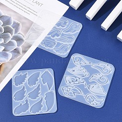 3Pcs 3 Styles DIY Pendant Molds&nbsp;AJEW-FS0001-31