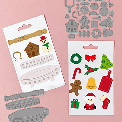 Christmas Theme Carbon Steel Cutting Dies Stencils&nbsp;DIY-WH0309-1206