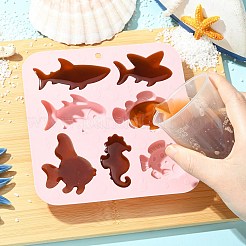 海の動物シリコン型  ピンク  15.2 * 15.2 * 2.1cm&nbsp;ST-CJ0043-059