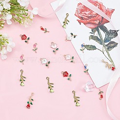 Alloy Enamel Pendants&nbsp;PALLOY-SC0002-76