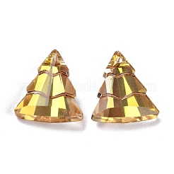 Glass Rhinestone Pendants&nbsp;RGLA-O002-A01-001SH