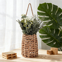 2Pcs Straw Storage Baskets&nbsp;AJEW-TW0001-37