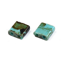 2-Hole Opaque Glass Seed Beads&nbsp;SEED-N004-001-A03