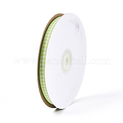 Single Face Plaid Polyester Satin Ribbon&nbsp;SRIB-T009-10E